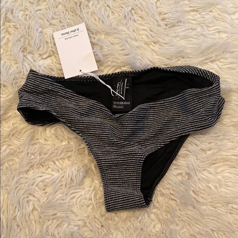 NWT & Other Stories Silver Bikini Bottoms